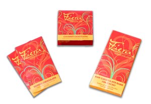Fiera Chocolate products and packaging design